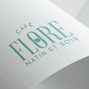 Cafe Flore francia kávézó logója.